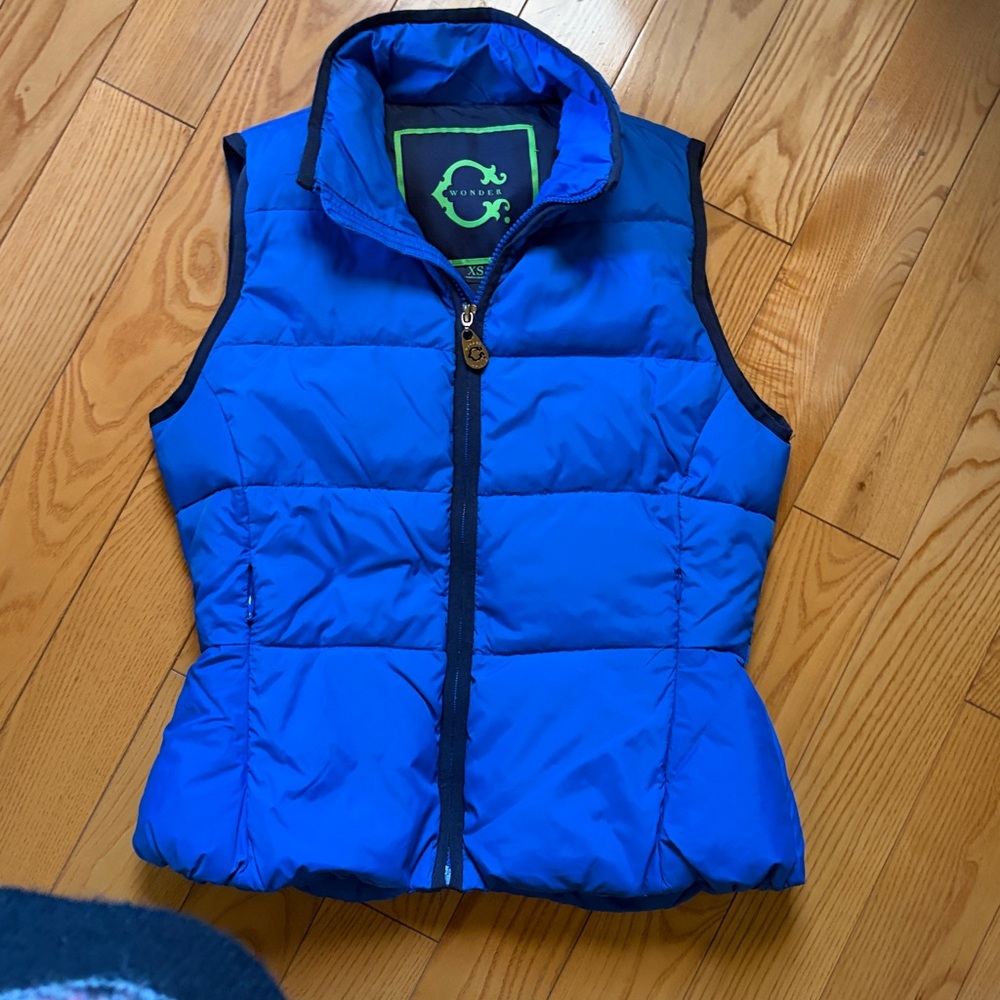 NWOT C Wonder Blue Women's Puffer Vest XS (no tags)